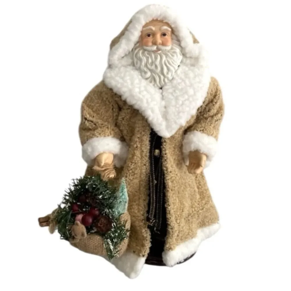 Vintage Christmas Standing Tall Santa Figurine